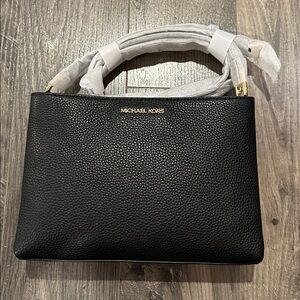 NWT Michael Michael Kors Triple Compartment Crossbody Bag